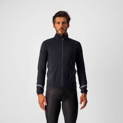 CASTELLI  Emergency Rain Jacket - Noir clair} - XL}, Noir clair}