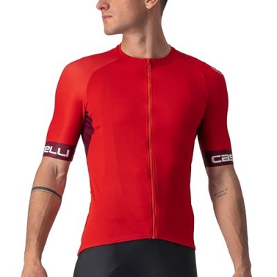 CASTELLI  - Entrata VI Jersey - Maillot de cyclisme taille XXL, rouge