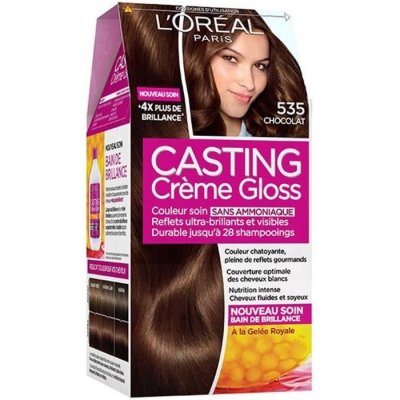 L OREAL PARIS Casting Cr&egrave;me Gloss Ch&acirc;tain - 535 Chocolat - L'or&eacute;al