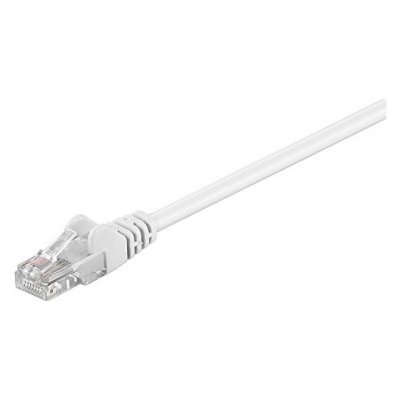 WENTRONIC CAT 6 C&acirc;ble de Liaison, U/UTP, Blanc, 2m Longueur de C&acirc;ble