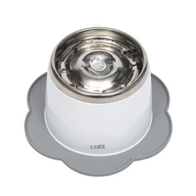 CATIT CAT IT Napperon en forme de fleur - Format moyen - Gris - Pour chat