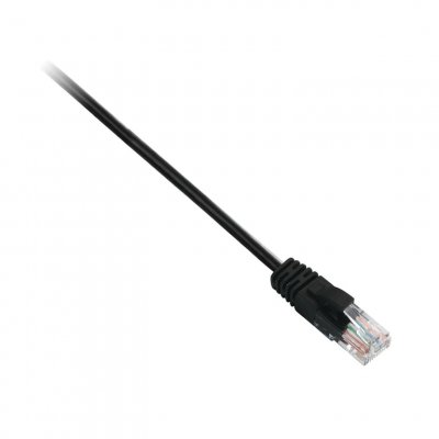 V7 Cat6 ethernet black utp 1m CAT6UTP-01M-BLK-1E