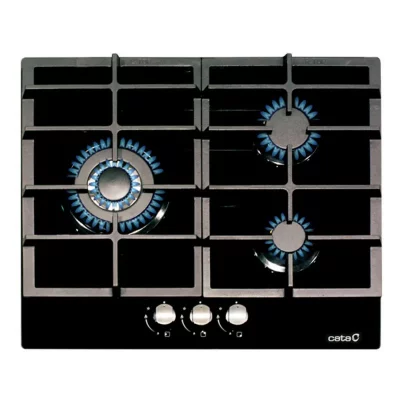 CATA  - Plaque au gaz LCI6021BK 60 cm (3 Cuisini&egrave;re)