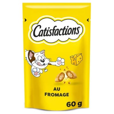  CATISFACTIONS Friandises au fromage pour chat et chaton (6x60g)