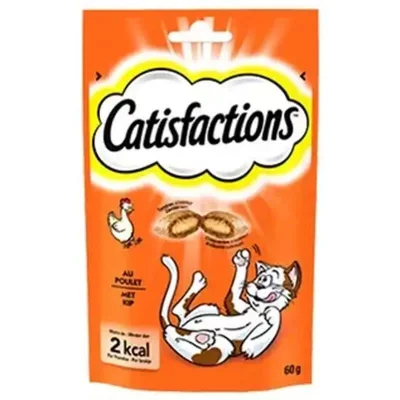 CATISFACTIONS  Friandises au poulet pour chat et chaton (6x60g)