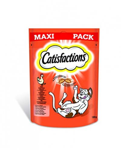 CATISFACTIONS  Maxipack Friandises Pour Chats Au Go&ucirc;t De Poulet 180 Gr