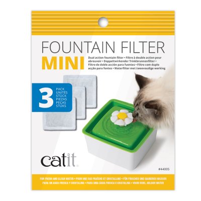 CATIT  Lot de 3 Mini filtres de Rechange pour Fontaine &agrave; Fleurs
