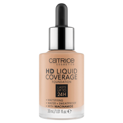 CATRICE  HD Liquid Coverage Fond de Teint Liquide, Beige Chaud 40, 30 ml