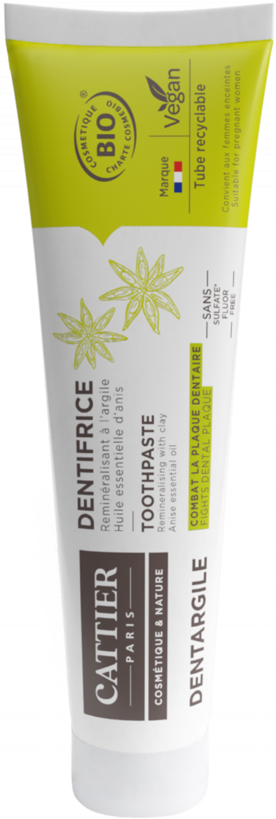 CATTIER  Dentargile Dentifrice Anis Bio 75ml