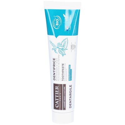 CATTIER  Dentargile Dentifrice Menthe Bio 75ml
