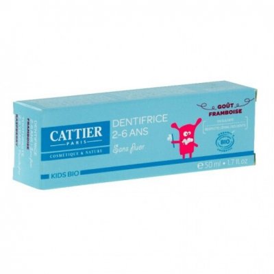 CATTIER  Kids Bio Dentifrice 2-6 ans Framboise 50ml