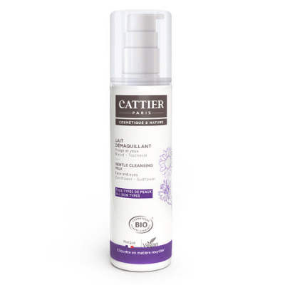CATTIER  Lait D&eacute;maquillant Caresse d'Herboriste, 200ml