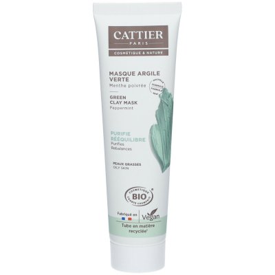 CATTIER  Mascarilla de Arcilla Verde y Menta 100ml