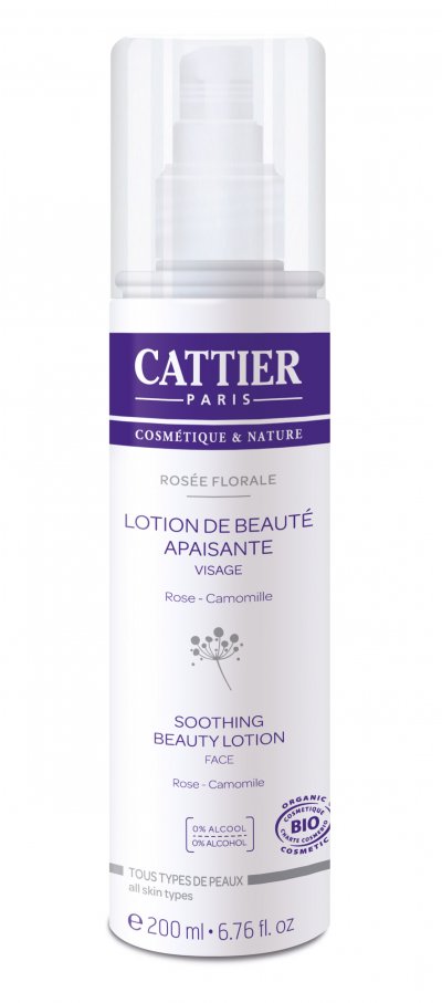 CATTIER  Ros&eacute;e Florale Lotion De Beaut&eacute; Apaisante 200ml