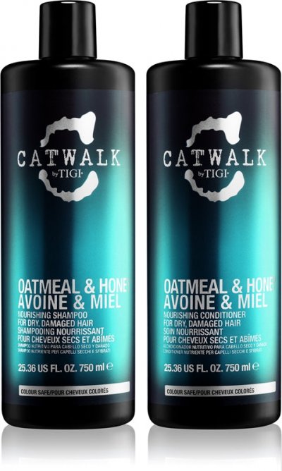 TIGI Catwalk Shampooing et revitalisant nourrissants &agrave; l'avoine et au miel