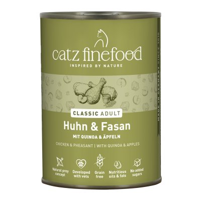 CATZ FINEFOOD  24 x 400 g - poulet, faisan