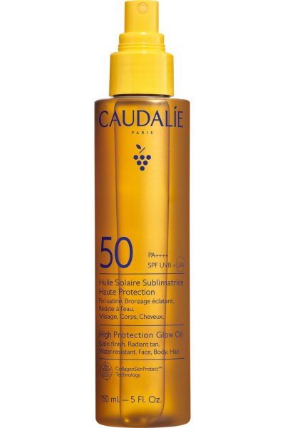 CAUDALIE , huile solaire embellissante haute protection SPF50, 150 ml