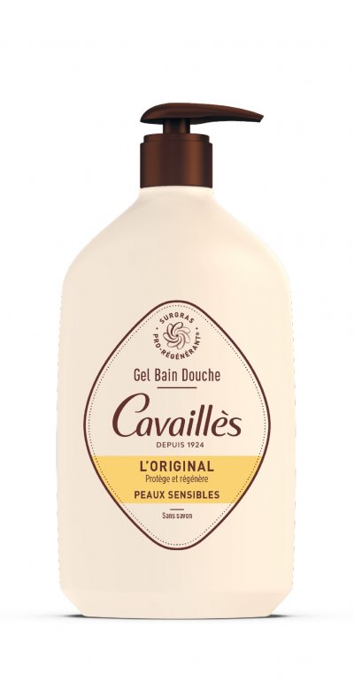 CAVAILLES  Gel bain douche L'original 1l