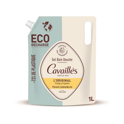 CAVAILLES  Gel bain douche L'original eco-recharge 1l
