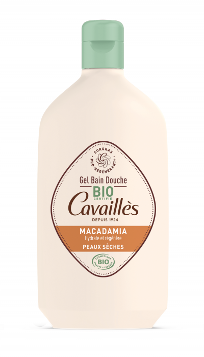 CAVAILLES  Gel bain douche macadamia bio 400ml