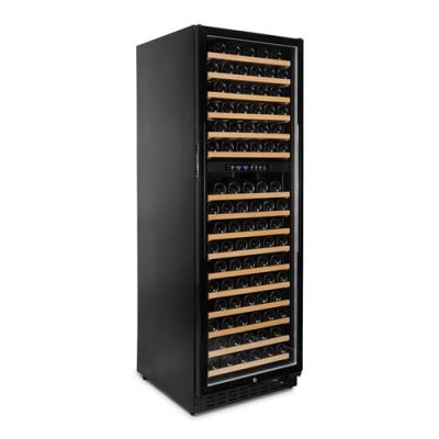 VINOBOX Cave &agrave;&nbsp; vin 168 bouteilles Noire 2T - 