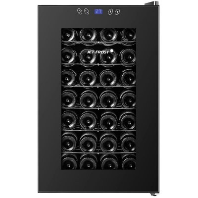 VENTE UNIQUE Cave &agrave; vin de service - 28 bouteilles -Thermo&eacute;lectrique