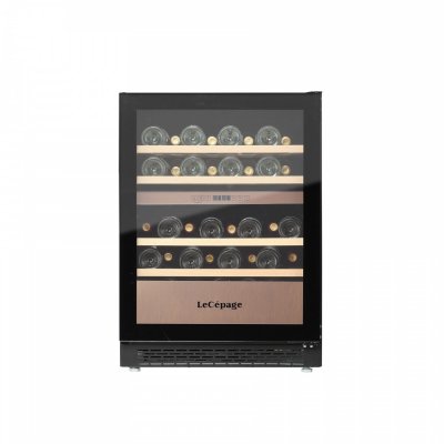 LECEPAGE Cave &agrave; vin de service encastrable lec&eacute;page agj44vn2zbu 44 bouteilles 2 zones 