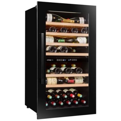 AVINTAGE Cave &agrave; vin encastrable multizones 76 bouteilles - AVI76CDZ - 
