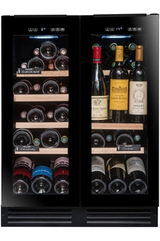 AVINTAGE Cave &agrave; vin encastrable sous plan 47 bouteilles  - avu49dpb1 -