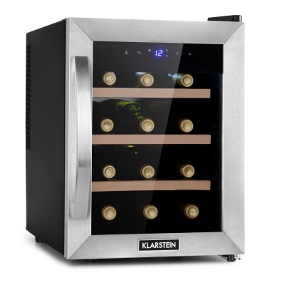 KLARSTEIN Cave &agrave; vin -  Reserva 12 uno - 31 litres - 11-18&deg;c - gris