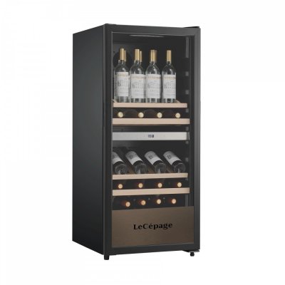 LECEPAGE Cave &agrave; vin multi-temp&eacute;ratures lec&eacute;page agk1052zpv 105 bouteilles 2 zones 