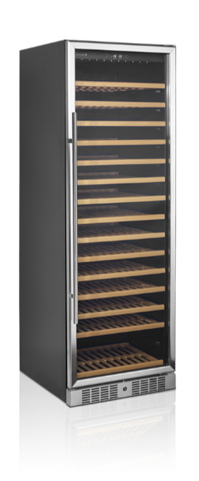TEFCOLD Cave &agrave; vin Professionnelle TFW400S - - R600a - Acier1370Vitr&eacute;e/battante 595x680x1760mm