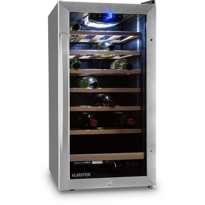 KLARSTEIN Cave &agrave; vin r&eacute;frig&eacute;r&eacute;e -  Vivo Vino 26 -  26 bouteilles - 88 litres