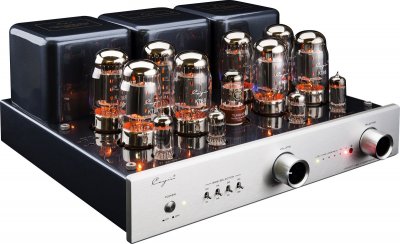 CAYIN  CS-100A KT88 Silver - Amplificateur HiFi Int&eacute;gr&eacute; &agrave; Tubes