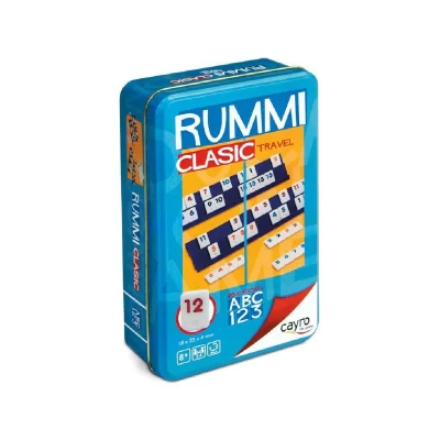 CAYRO  - bo&icirc;te en m&eacute;tal rummi jeu de voyage 