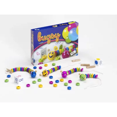 CAYRO  Bugsy Sums And Subtraction Wooden Game Multicolore