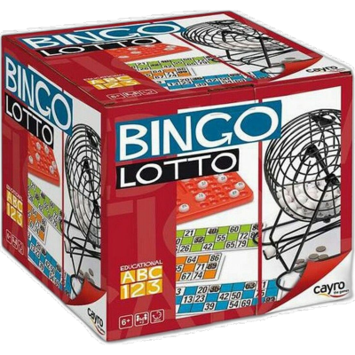 CAYRO  Full Bingo Metal Hype 21x21 Cm Board Game Argent&eacute;