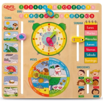 CAYRO  Learning Calendar Wooden Game Dor&eacute;