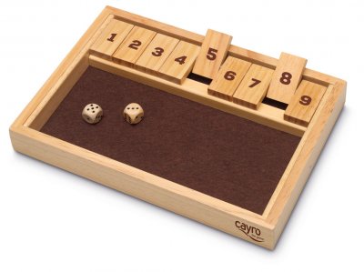 CAYRO  Shut The Box Board Game Dor&eacute;