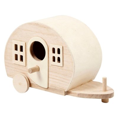 CC Hobby Caravane, 1 caravane, dim. 18x8x11 cm, pin, 1pi&egrave;ce- - D&eacute;cora