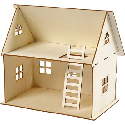 20 CC Hobby Kit de construction d'une maison de poup&eacute;e, h: 25 cm, dim. 1