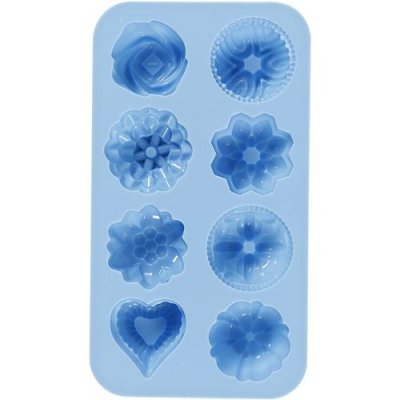  CC Hobby Moule en silicone, diam&egrave;tre int&eacute;rieur 40x45 mm, 25 ml, bleu
