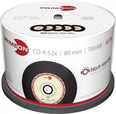PRIMEON CD-R 80 vierge 700 Mo  2761108 50 pc(s) tour vinyle