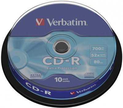 VERBATIM CD-R / CD-RW  CD-R 80 min x 10