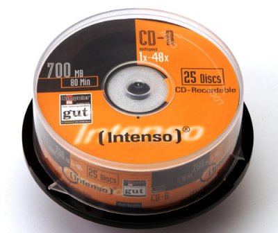 INTENSO Cd R  700mo 80mn - Lot De 25