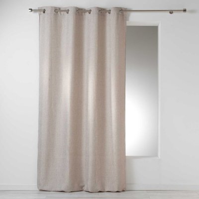 CDaffaires Rideau a oeillets 140 x 260 cm chambray uni select Lin