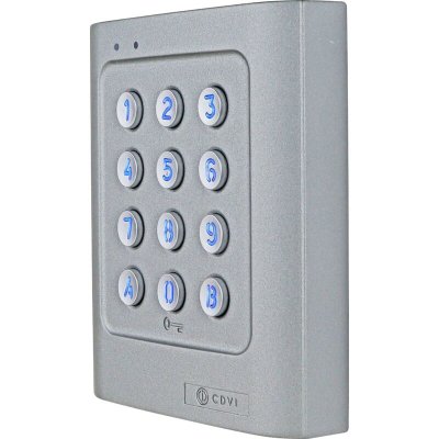 CDVI  - Clavier cod&eacute; Digicode alliage daluminium 2 relais 12 &agrave; 48V vdc