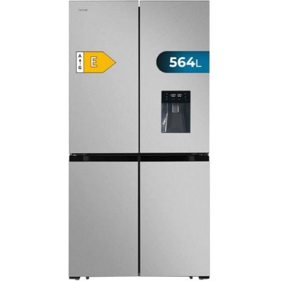 CECOTEC  Bolero CoolMarket 4D 564 Inox R&eacute;frig&eacute;rateur am&eacute;ricain et en acier inoxydable