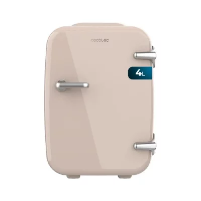 CECOTEC  Bolero MiniCooling 4L Havana Mini R&eacute;frig&eacute;rateur Portable 12V Cr&egrave;me