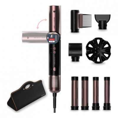 CECOTEC  Brosse Coiffante &eacute;lectrique Multifonction Airglisse 8in1 Flex